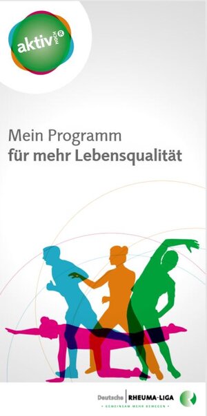 Bunte Figuren machen Gymnastikübungen